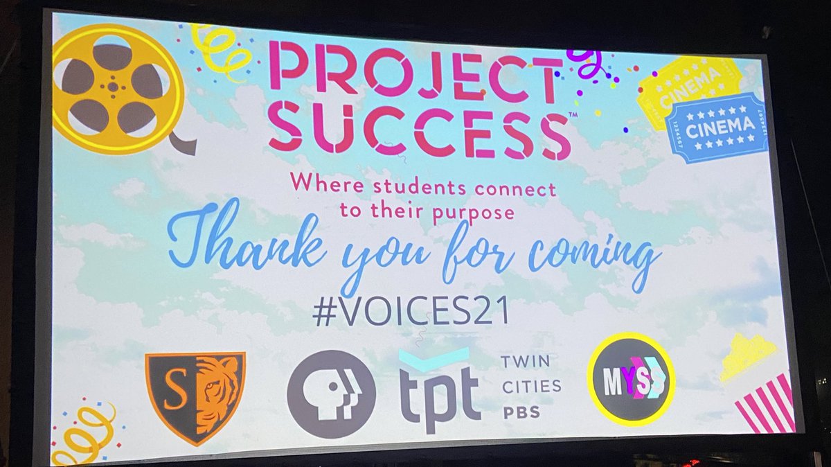 An unimaginably perfect end to an unimaginable year. <a href="/DreamstoAction/">Project Success</a> <a href="/walkerartcenter/">Walker Art Center</a> @MNstorysquad <a href="/tpt/">Twin Cities PBS</a> <a href="/SouthHighMpls/">Minneapolis South</a> #VOICES21 student filmmakers, teachers, &amp; <a href="/UMNews/">University of Minnesota</a> MYSS student mentors, thank you! 🙏 #Classof2021