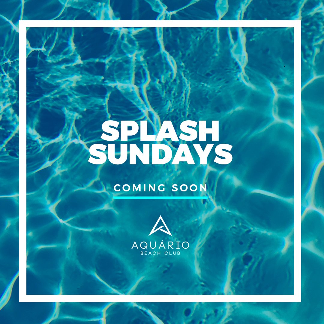 ILLKIDZ's tweet photo. Splash Sundays.
Coming Soon.
@AquarioBeach https://t.co/6wNsqaZcdu