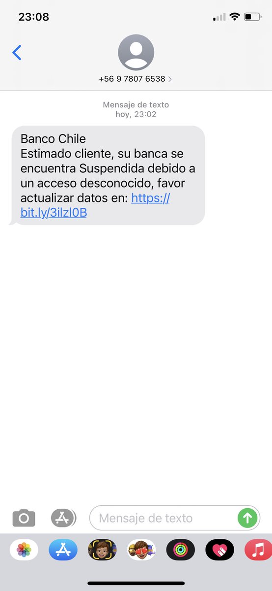 gaabaaleiva's tweet photo. @bancodechile hola necesito ayuda un número me mando un mensaje y quisiera saber si es de parte de ustedes. Gracias https://t.co/Hss6fzsQF9