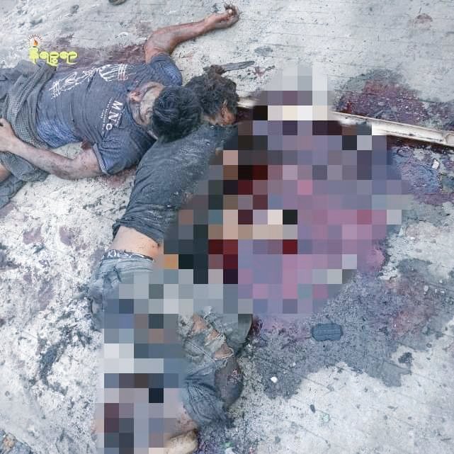 Tw // death and blood

A bomb was exploded near the town of #PonnaKyun, #RakhineState and at least four people were dead.

#LessTalkMoreActionsASEAN
#June4Coup
#WhatsHappeningInMyanmar 
<a href="/ASEAN/">ASEAN</a>