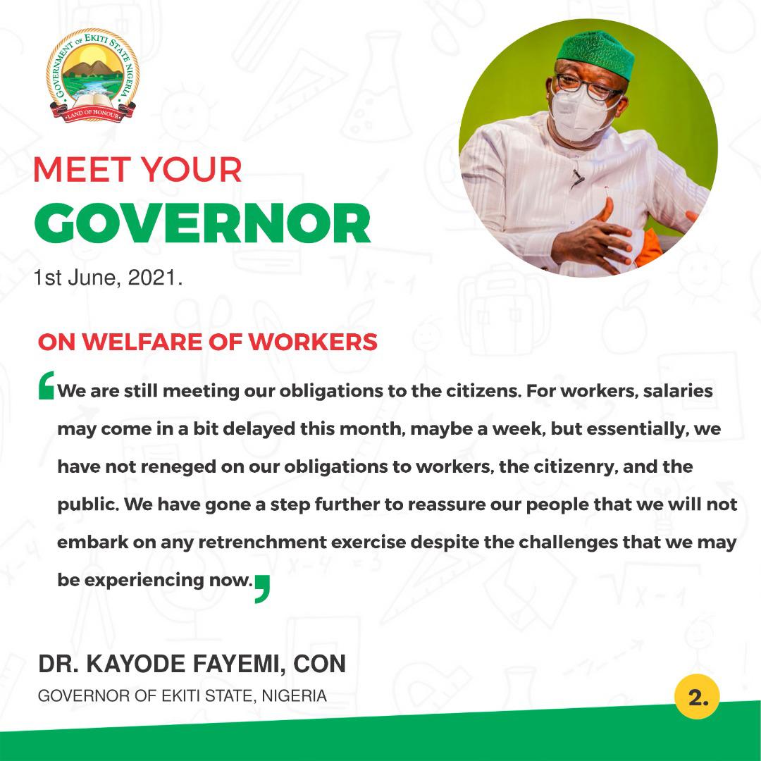 tosinsammy_s's tweet photo. Snippets from the May edition of “Meet Your Governor “ with Governor @kfayemi 
(1/3) https://t.co/QR4fFdqjKp