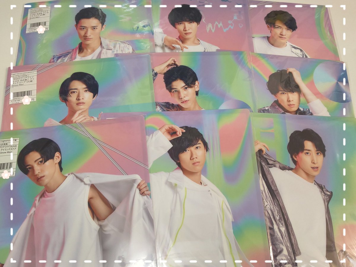 ジャニランド名古屋店18時まで🌧️ 只今1階レジ横にSnow Manのクリア