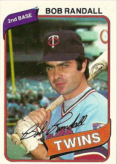 Happy 73rd Birthday to former #MNTwins 2B Bob Randall. Dodgers 2nd-round pick in 1969. Traded to Twins. Debuted in 1976 (Twins moved Carew to 1B) and spent parts of 5 seasons with team. In 460 games, hit .257 with 50 doubles, 9 triples, 1 HR. Has coached at Iowa State and Kansas.