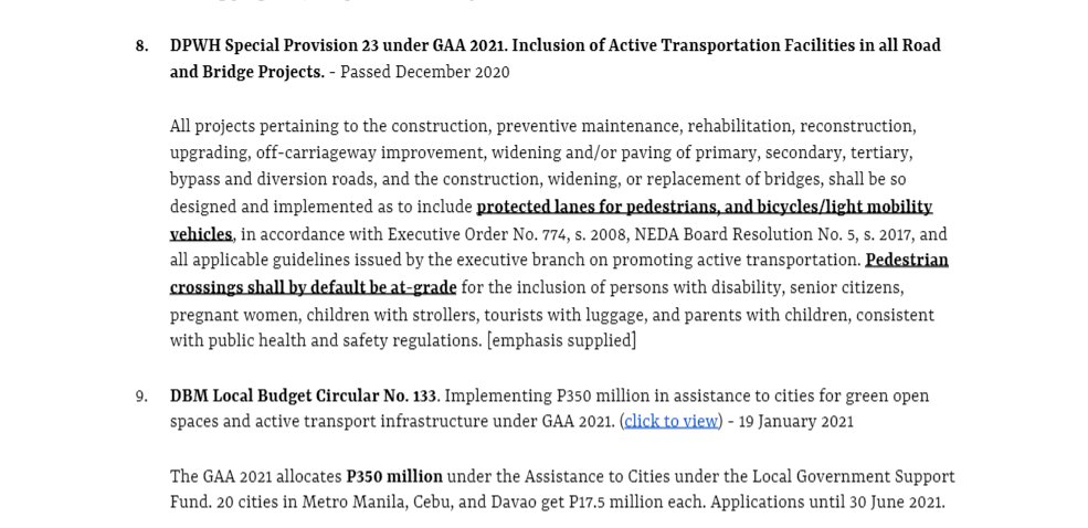 KenAbante's tweet photo. Tao po, @DPWHph!
Halina, mga siklista at mobility advocates, kumatok tayo sa @DPWHph.
Lahat ng daan at tulay na pinondohan sa 2021 budget required magkaroon ng #ProtectedBikeLanesNOW at #SafePathwaysNow.
May P275 billion po na pwedeng gamitin para rito. :) https://t.co/LiHqyrIUjG