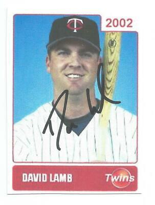 Happy 46th Birthday to former #MNTwins infielder David Lamb. He spent big league time with the Rays (1999) and Mets (2000). He signed a minor league deal with the Twins before 2002. Spent most of season in Edmonton, went 1-for-10 over 7 games for the Twins. Rochester in 2003.