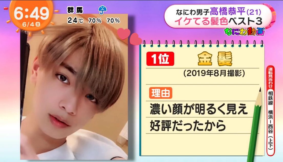 Twitter 上的 きょへまる 河村 紡役 わたしの好きな髪色と全く同じ順位 分かってるじゃん ツアー中に イケてる髪色ベスト3 全部見たいです 恭平くんぜひお願いします 笑 なにわ男子 なにわ動画 高橋恭平 T Co Ctv0hlgmws Twitter 上的 きょへまる 河村 紡役 わたしの好きな髪色と全く同じ順位 分かってるじゃん ツアー中に イケてる髪色ベスト3 全部見たいです 恭平くんぜひお願いします 笑 なにわ男子 なにわ動画 高橋恭平 T Co Ctv0hlgmws