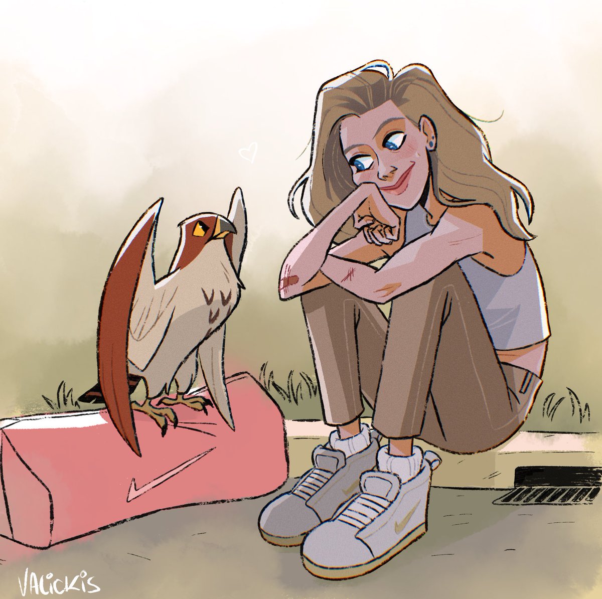 JazzysArt's tweet photo. I am reading animorphs and these are my favourite two depressed child soldiers https://t.co/DGlzAz1ZEn