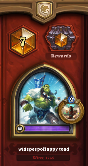 bearnugget_HS's tweet photo. Hit rank 5 on stream with shaman, deck seems pretty turbo. Guaranteeing cagematch draw off dungeoneer is good, and I run extra 2-drops to fill out curve since a lot of the time you'll be playing cagematch on turn 4 and have 2 mana left over. https://t.co/vahHckFKYD