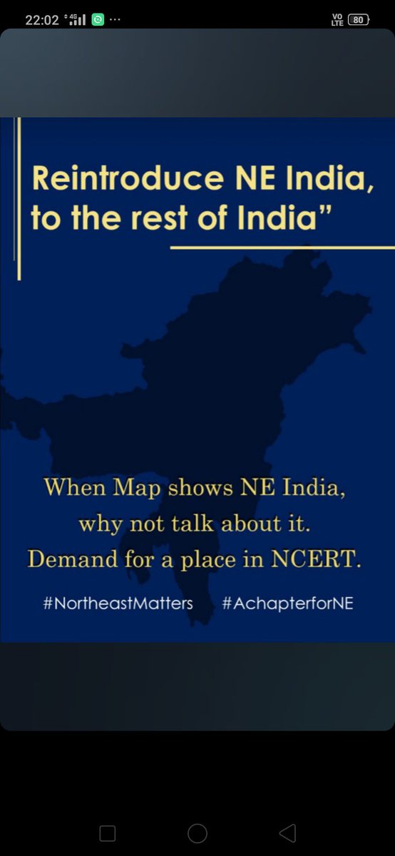 EyamYong's tweet photo. #NortheastMatters #AchapterforNE https://t.co/12Vxk59NXN