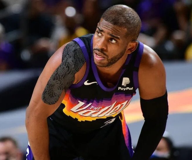 CGTN_Sports's tweet photo. Suns star Chris Paul plans to decline his $44.4 M option, in hopes of signing multi year deal $100M range. https://t.co/UYf0Ka0Bw7