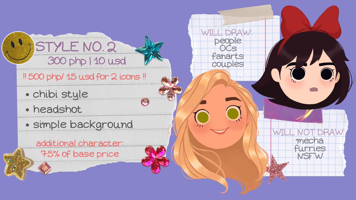 claerietopia's tweet photo. ‼ COMMISSIONS OPEN ‼

im happy to announce that i am now open for icon commissions! i will be accepting 10 clients for june-july! 

RTs and likes are greatly appreciated! 

DM me for more info! 

 #commissionsopen #artph https://t.co/QB47gkznTN