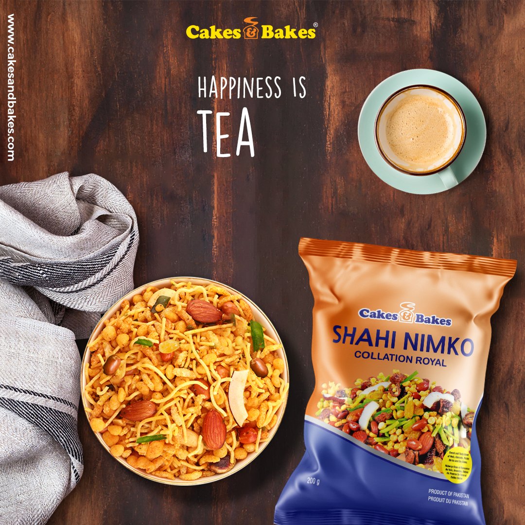 cakesnbakespk's tweet photo. C&B Shahi Nimko serve the Pakistani legacy
Great combination to tea!
Available In Stores and Online:
https://t.co/EHbPk9zo4j
Or
Call for Delivery: 03-111-222-795
#HappinessIsTea #CakesAndBakes #ShahiNimko #Nimko #Masala #Chatkhara #SnackTime https://t.co/ngGnQTBJHr