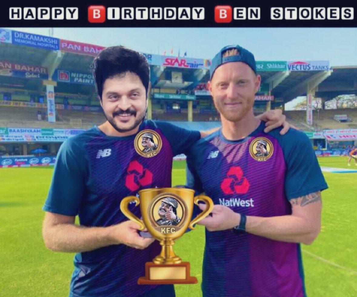 Happy Birthday Ben Stokes      