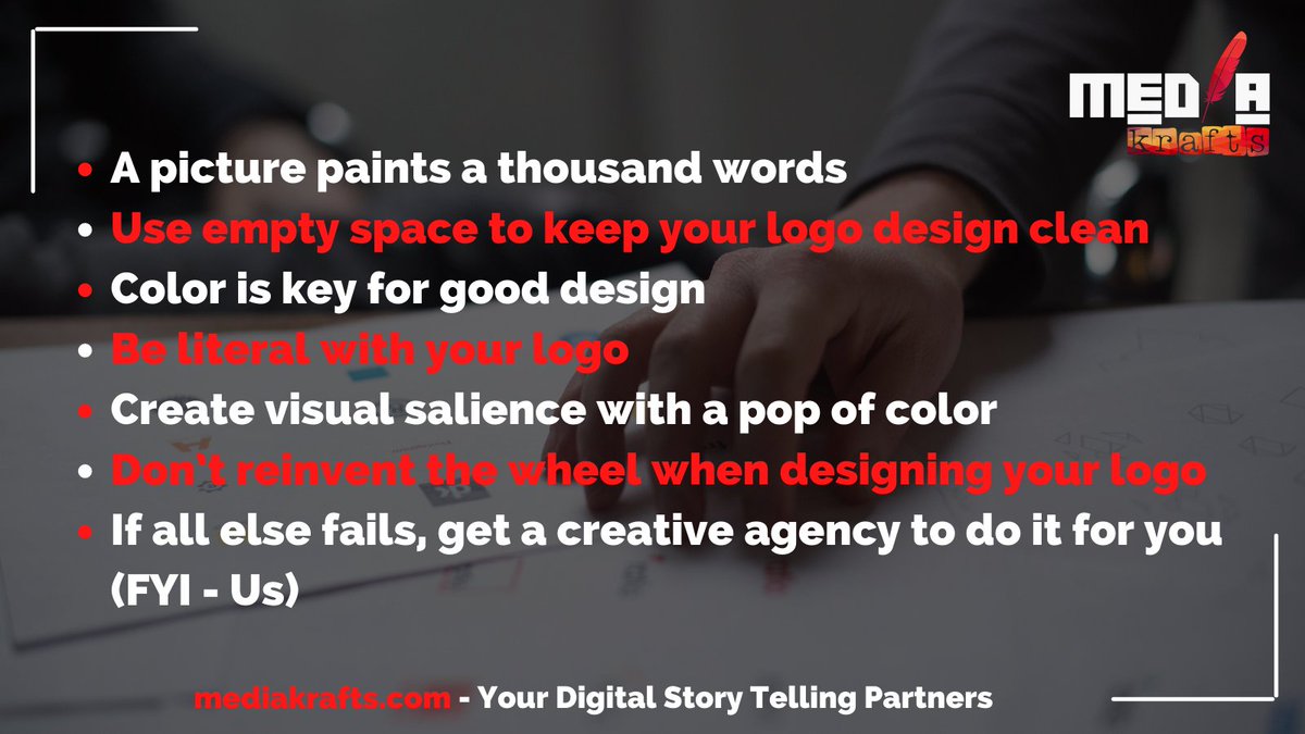 Have you ever seen a big brand without a logo? No? That’s because there aren’t any. A logo has a major impact on how your customers will perceive your brand.
 
Here are 7 simple tips to create the perfect logo for your brand. 

#logo #logodesign #marketing #business #Twitter