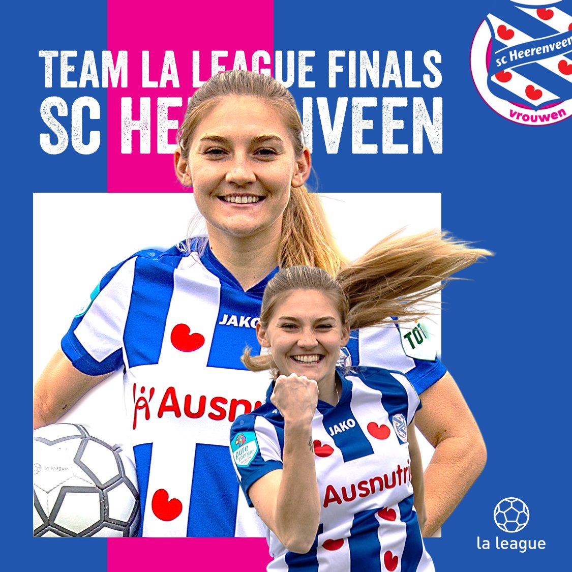 𝙉𝙤𝙜 𝙩𝙬𝙚𝙚 𝙣𝙖𝙘𝙝𝙩𝙟𝙚𝙨 𝙨𝙡𝙖𝙥𝙚𝙣... ❤️
Ben jij al ready voor de #TeamLaLeagueFinals?

⚽️ <a href="/SCHVrouwen/">sc Heerenveen Vrouwen</a>  
📅 Zondag 6 juni
📌 <a href="/udiros/">udiros</a>  
👋 Aanmelden om 11:45 uur

#TeamLaLeague