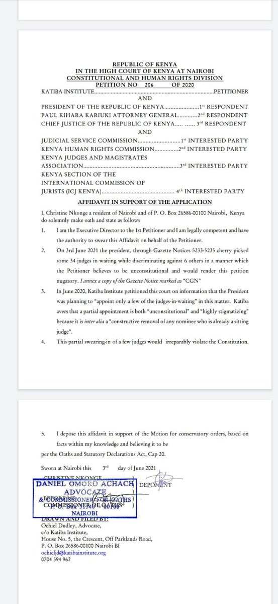 davidmakali1's tweet photo. The feud between the President and the @Kenyajudiciary could end up embarrassing the President @StateHouseKenya. He should seek and take better advice or heed if he isnt. https://t.co/XFRFb0FoTW