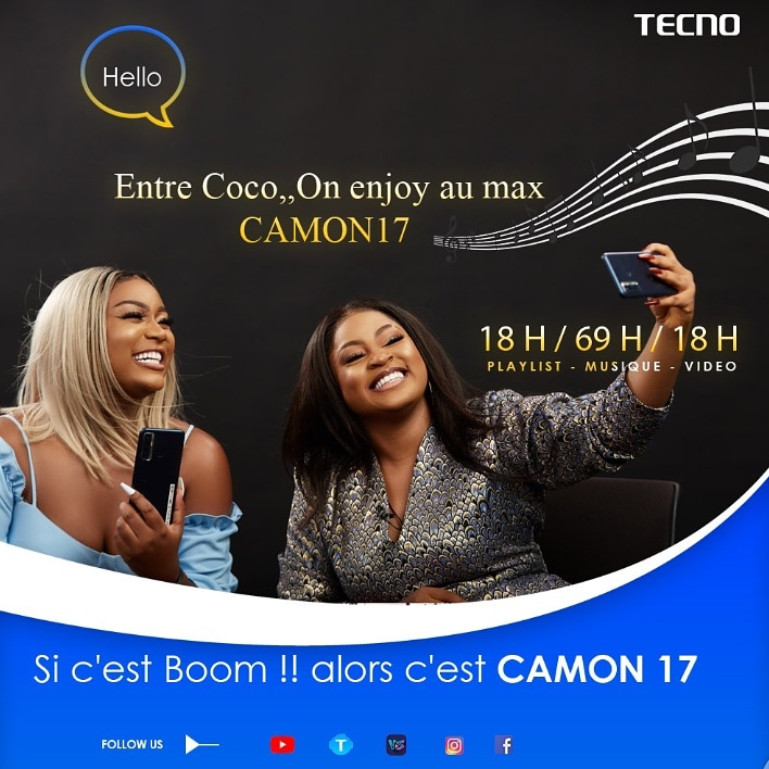 TECNOMobileCM's tweet photo. Amusez-vous ce vendredi avec le mode #Bokeh de la #CAMON17Series en restant focus sur ce qui compte vraiment l'amitié avec 256Gb+8GB
Obtenez le vôtre et profitez de l'un des meilleurs 😍
#CAMISSIONMasterPhotoGraphy #TECNOMobileCM #RealiserSonReve
#Master_Class_Saison1 https://t.co/1pV0x7WuVc
