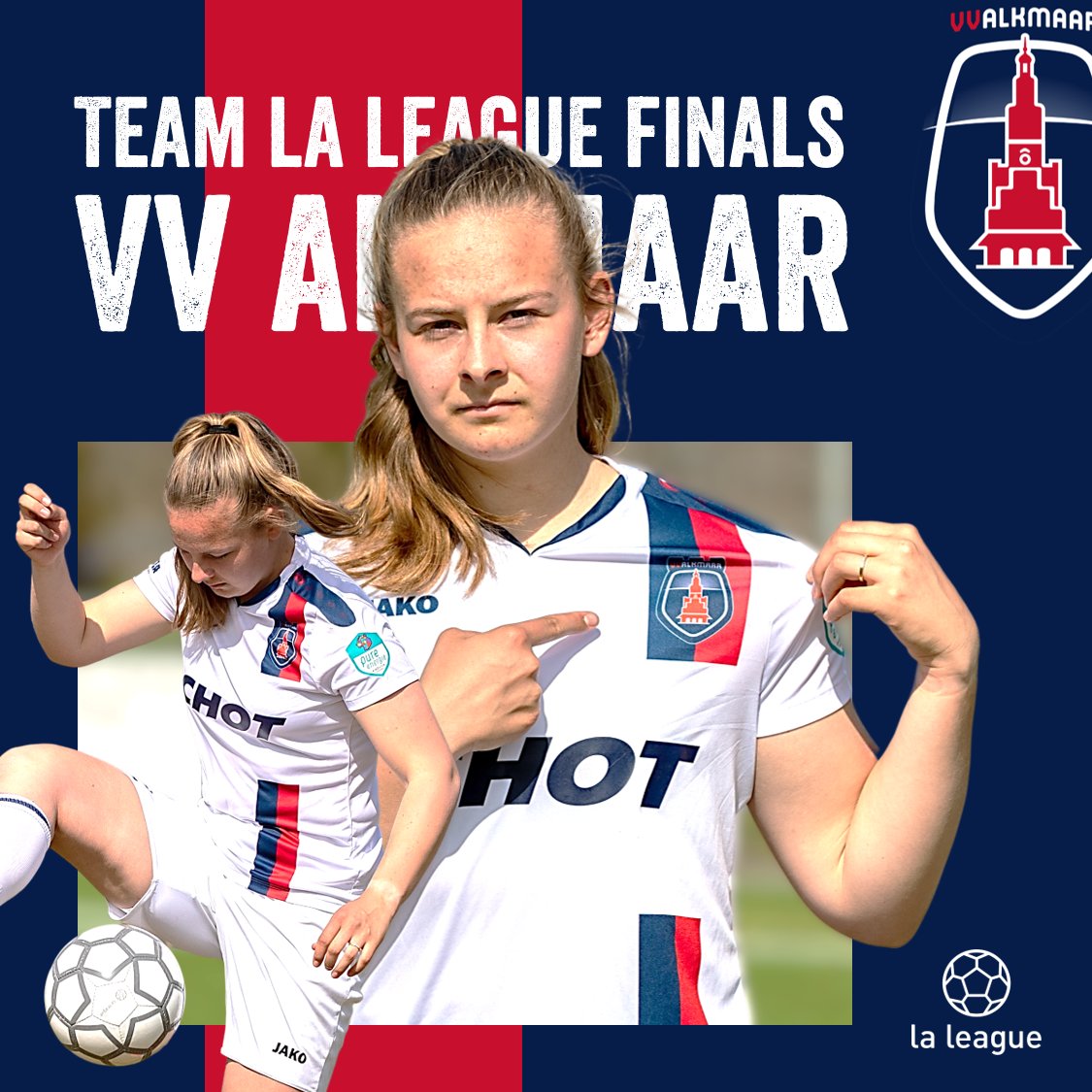 𝘽𝙚𝙣 𝙟𝙞𝙟 𝙚𝙧𝙗𝙞𝙟? 💪
Zondag = #TeamLaLeagueFinals!

⚽️ <a href="/VvAlkmaar/">vv Alkmaar</a>
📅 Zondag 6 juni
📌 <a href="/AFC34/">AFC34</a>  
👋 Aanmelden om 09:00 uur

#TeamLaLeague