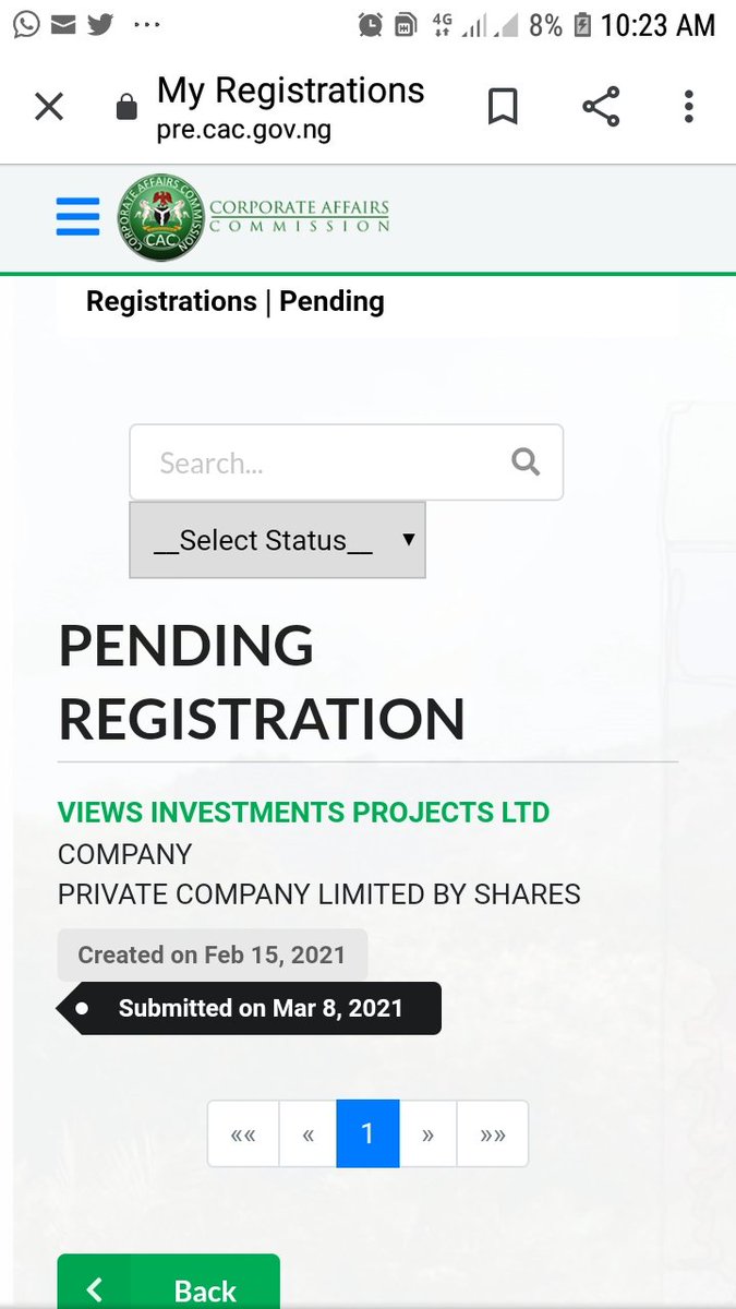 @cacnigeria1 My registration with (Availability Code 16133986680), created 15 Feb 2021 & submitted 08 March 2021 after query resolved. Registration has since been pending for 4 months, since March 08, 2021. All calls to your enquiries/customer care proved abortive. Kindly treat