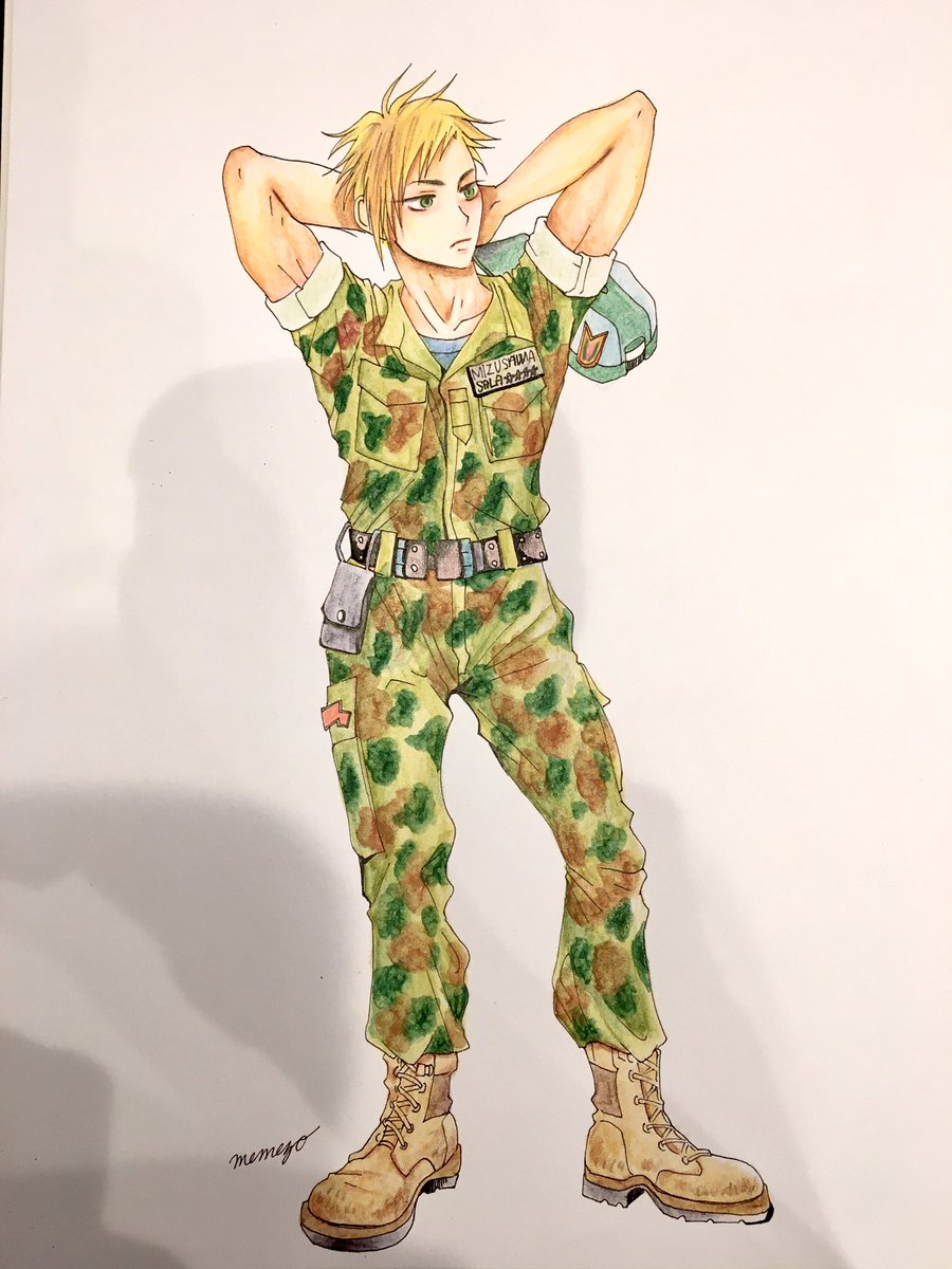 迷彩柄 のイラスト マンガ コスプレ モデル作品 5 件 Twoucan