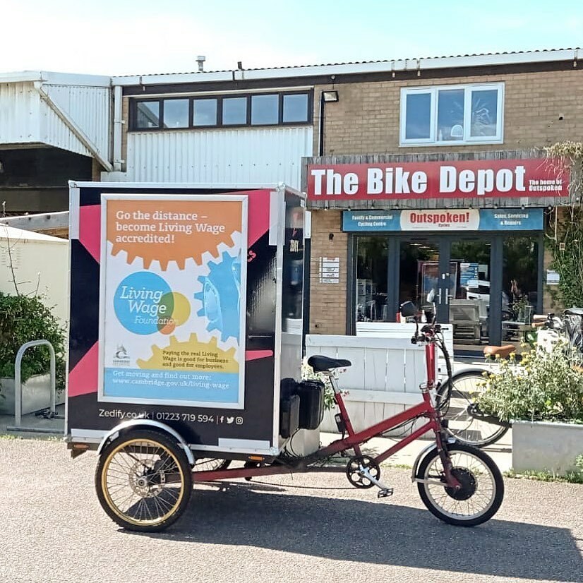 ZedifyCBG's tweet photo. Excited to be working with @camcitco on their living wage campaign. We are a proud living wage employer.
#courier #cambridge #livingwage #cyclelife #bikelife #logistics #ecofriendly #zedify #pedal https://t.co/SuA95YKlGY https://t.co/15U5lbXgkY