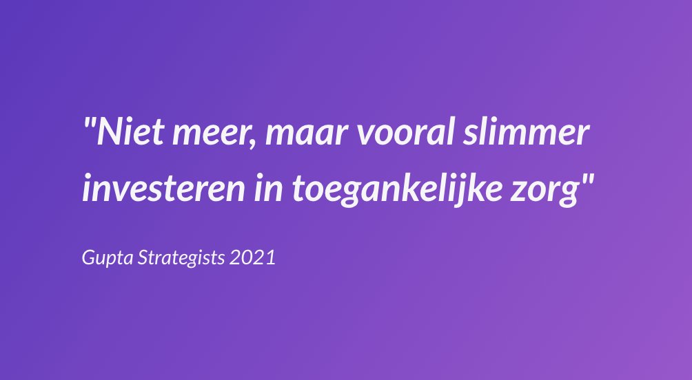 🎓 Arbeidsbesparende innovaties vergroten de kwaliteit van de zorg en stellen zorgverleners in staat om meer en betere zorg te leveren. Nieuw onderzoek van Gupta Strategist 👉 
buff.ly/3yYcJZE

#ehealth #innovatie #insights