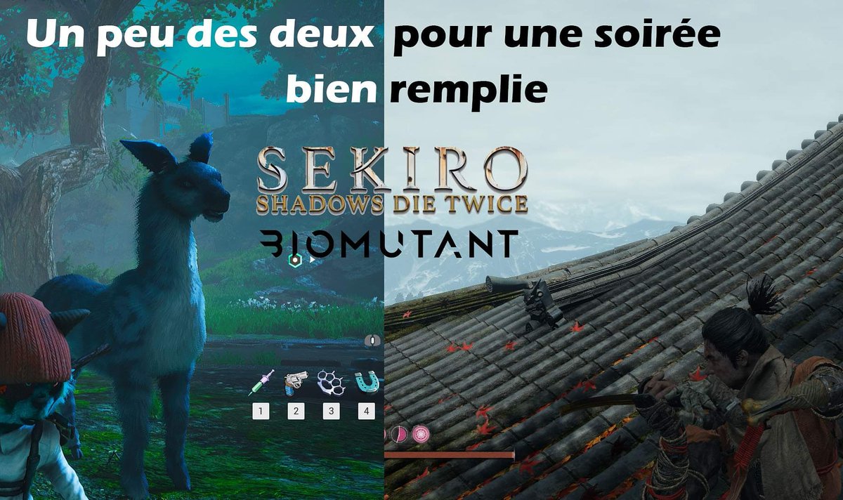 Toaxyx's tweet photo. On joue double jeu ce soir ! Un peu de #Biomutant et un peu de #SekiroShadowsDieTwice ! Et pourquoi pas un peu de Just Chatting sur la fin !
En plus, ce soir c'est le week-end, alors rendez-vous vers 20h30 les copains ! 

#streaming #twitchtv #twitchfr #streamer #twitchmoment https://t.co/QLlbRryuv2