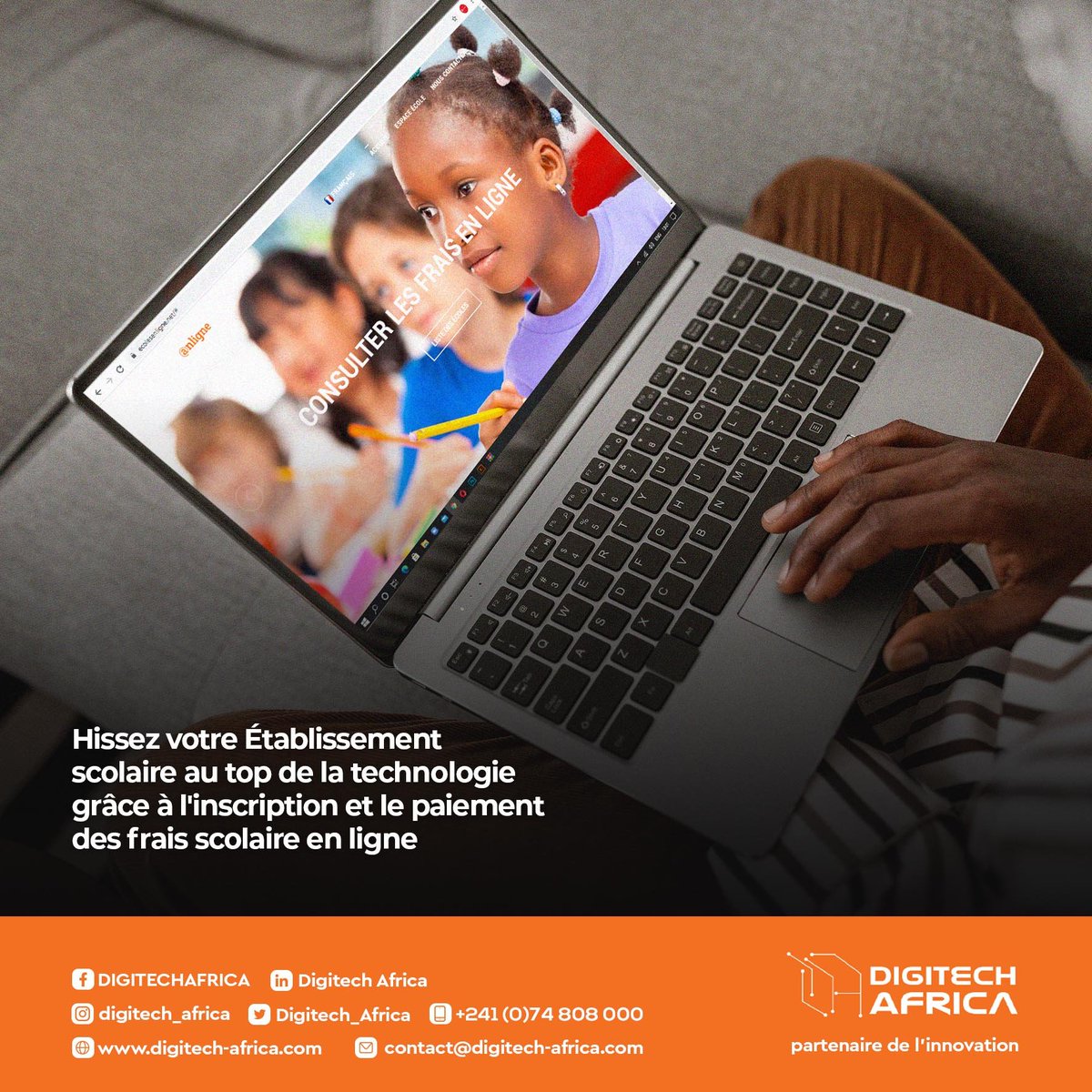 Vos êtes chef d'établissement scolaire? 

Vous souhaitez gérer en ligne les inscriptions et le paiement des frais de scolarité ? 

Avec ou sans site internet, adoptez Écoles en Ligne ecolesenligne.net 

Appelez-nous au 074 808 000 (WhatsApp inclus)