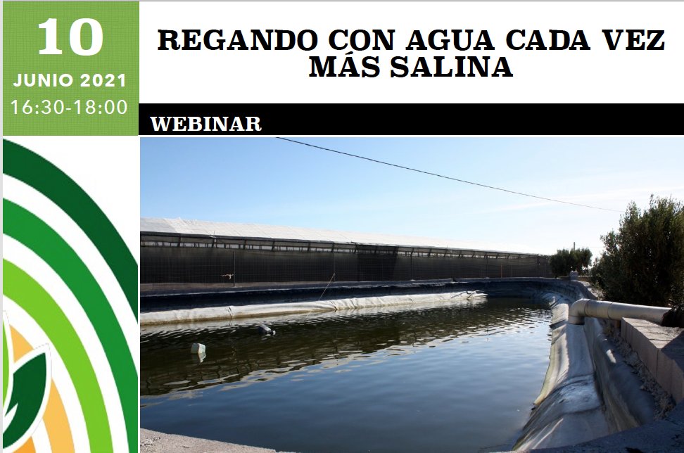 Thursday 10th June at 16:30, Webinar: Irrigating with increasingly saline water <a href="/NEFERTITI_EU/">NEFERTITI</a> <a href="/Coexphal/">Coexphal</a> <a href="/unicagroup/">UNICA GROUP</a> <a href="/biosabor_agro/">BioSabor</a> <a href="/IfapaJunta/">IFAPA</a> <a href="/Cajamar/">Grupo Cajamar</a> <a href="/ualmeria/">Universidad de Almería</a> 
Registration link: forms.gle/sKFRNWCFHbyczp…