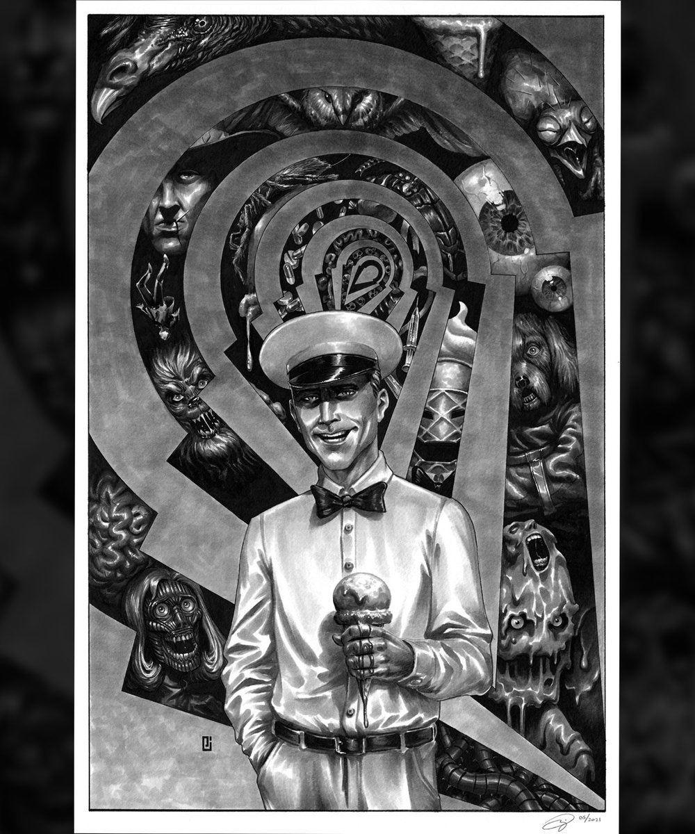 PeejayCatacutan's tweet photo. Here are my two cover variants for Ice Cream Man no.25 for Image Comics made possible by Wicked Gator Comics. The third one is the original.

Cue the Twilight Zone theme music!

#imagecomics #icecreamman #TwilightZone #rodserling https://t.co/xISzDmMwDs