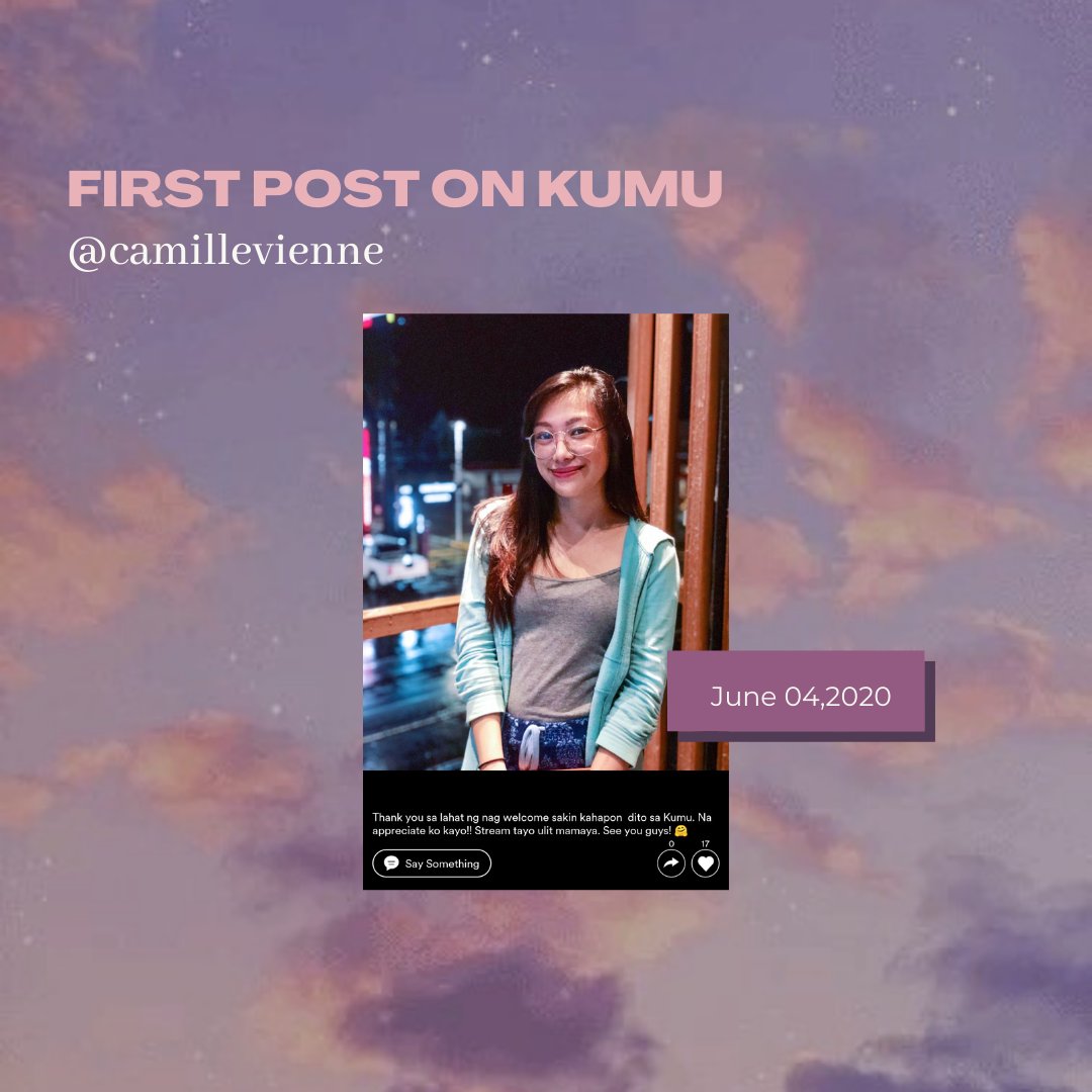 CamilleVienne's tweet photo. Whuut? Time flies so fast!! Exactly a year ago, I started streaming on kumu! 

Looking back through my old posts, ang daming naging changes and growth. Thank you to those  who supported me on my journey! 

Thank you Lord for this platform. Much love!!! 💗 https://t.co/KAxvnRETVf