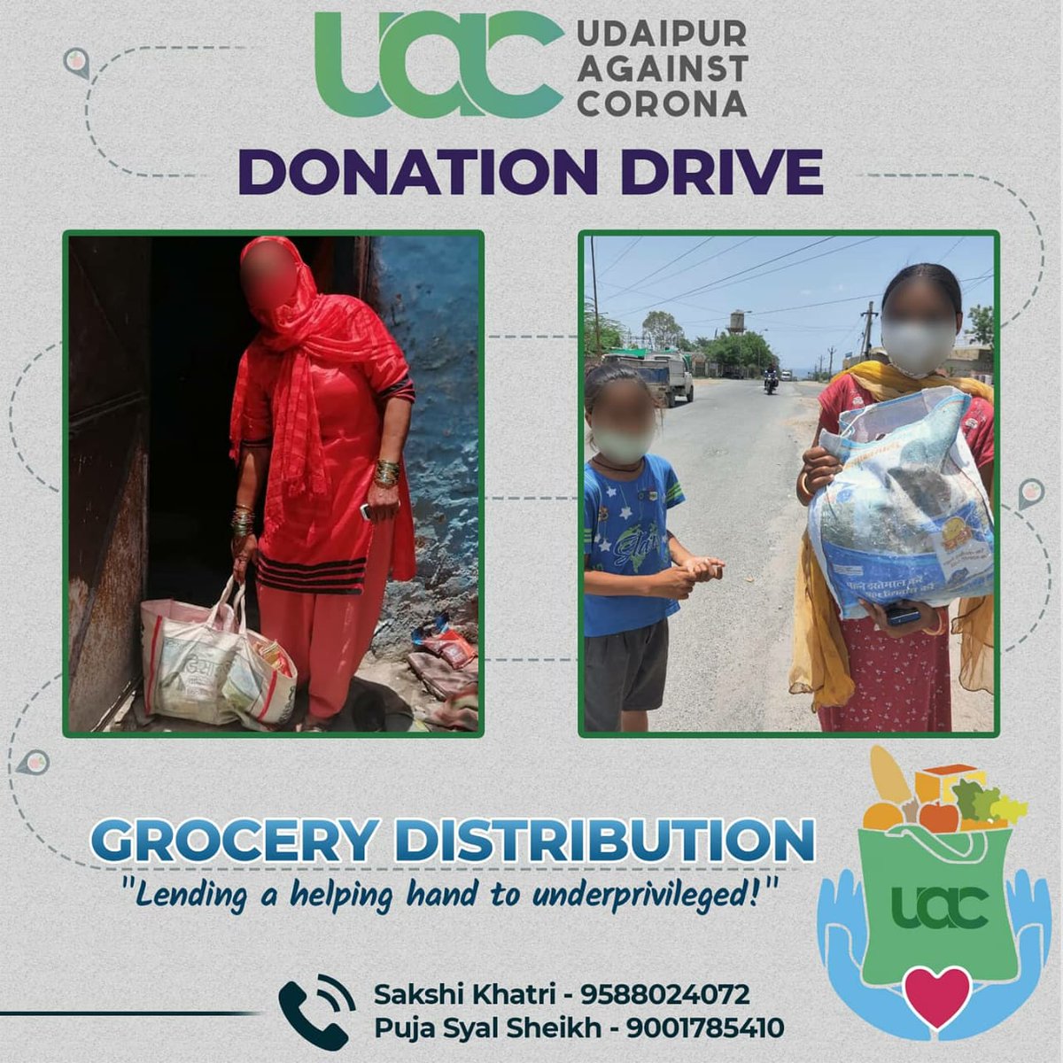 CoronaUdaipur's tweet photo. <Helping Hands>
हमारा उद्देश्य एक माध्यम बनना था जिसे हम बखूबी एवं सम्पूर्ण पारदर्शिता से निभा रहे हैं एवं एक डोनेशन डिपार्टमेंट ही अलग बनाया गया है जनसेवा के लिए।

मदद के लिए संपर्क करें: 
Puja Syal Sheikh: 9001785410
Sakshi Khatri: 9588024072

#उदयपुर #udaipur #FridayMotivation https://t.co/df7oovZbyQ
