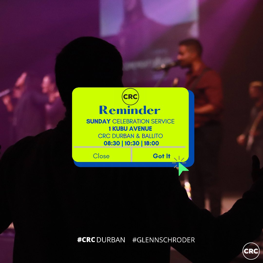 Dioneportucol's tweet photo. It’s Friday but Sunday is coming.
WE LOVE SUNDAYS!

We are so expectant for Sunday!
👉Join us :
⏰ 08:30 | 10:30 | 18:00
📍CRC DURBAN &amp; BALLITO -1 Kubu Ave
❓ For more information visit https://t.co/LS6eXsqtls
We can’t wait to see you!
All covid safety protocol observed.
#Sunday https://t.co/QpVNu1zMz6
