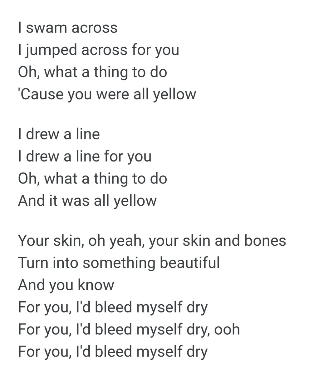 jungkook said that the first song on his playlist at the melon station, emmit fenn's version of "yellow" by coldplay, has lyrics that are similar to his heart/feelings towards army and.. the lyrics 😭