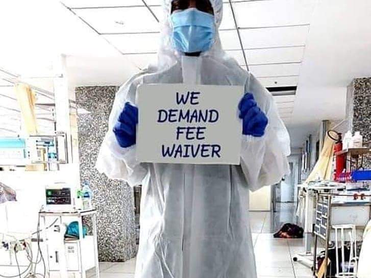 officialimso's tweet photo. No Acedemic No Fees
#IMSO Demand For Acedemic n Hostel Fee waive, When College nd Hostel was closed,
 #NoAcademicsFees  #NoHostelFee #NoMessFee‼
@PMOIndia   @NMC_IND  @drharshvardhan  @nsitharaman @aajtak @ABPNews @TheLallantop https://t.co/mwPXiKwjbn