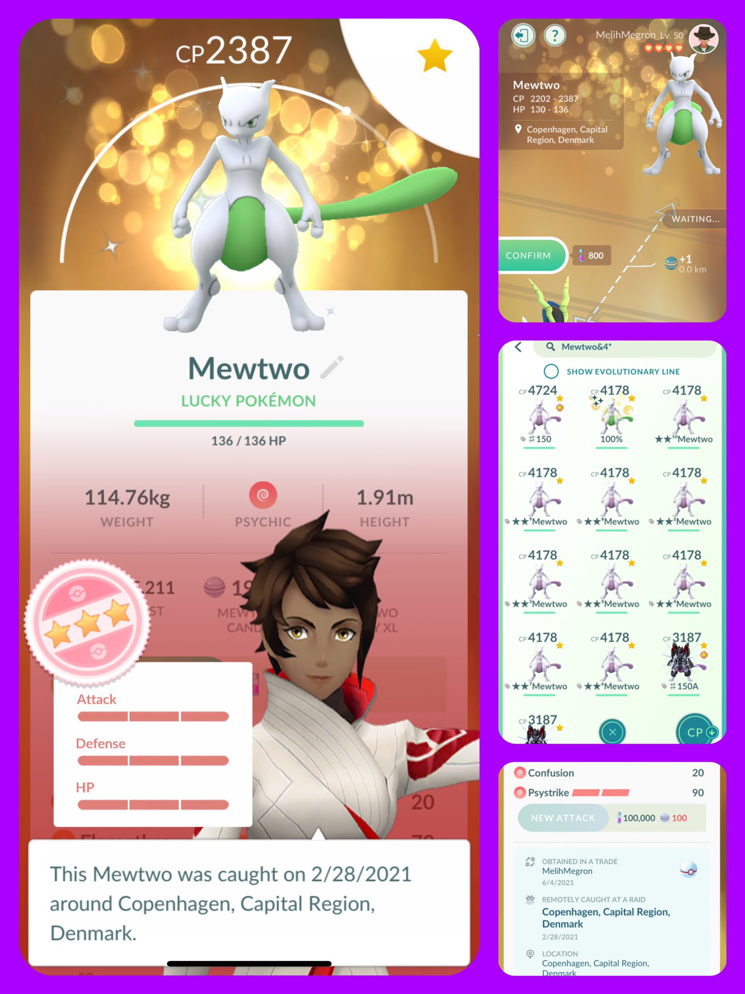 Shiny 100% mewtwo! - pokemon post - Imgur