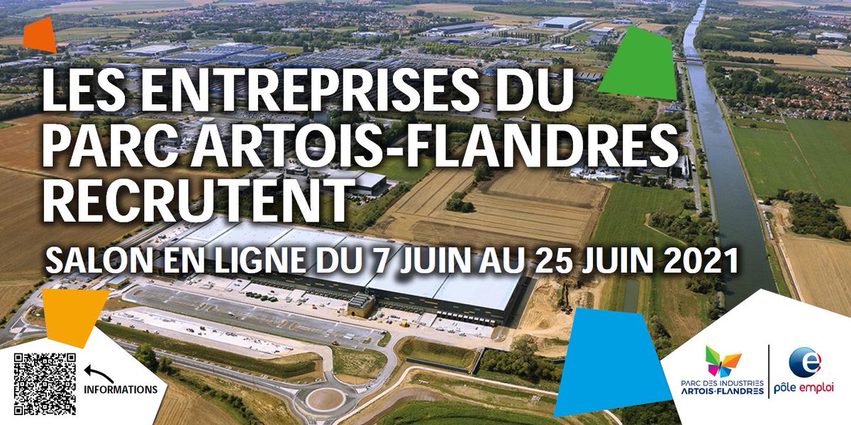 « Les entreprises du Parc des Industries Artois-Flandres recrutent » #AvecPoleEmploi emploi Noeux les mines et <a href="/Parc_Industries/">Parc des industries ARTOIS-FLANDRES</a> :
1er salon en ligne dédié du 7 au 25 juin 2021 :
32 entreprises
+85 postes
Intéressé(e) ? rendez-vous sur :
salonenligne.pole-emploi.fr/candidat/?salo…
@poleemploi_HDF