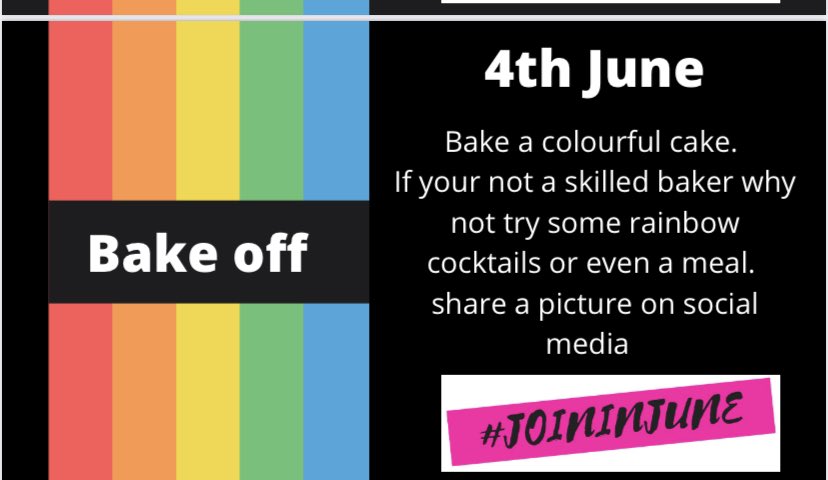 TeamWalesLarge's tweet image. Share your colourful baking or your brightly coloured drinks #JoininJune #PrideinCoop