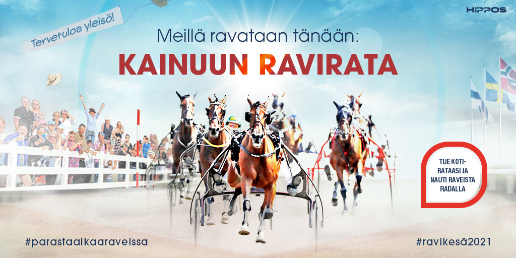 Kajaanin kaksipäiväiset käyntiin tänään klo 18. ☀️🐴
Hanki lippusi ennakkoon verkkokaupasta raviradan nettisivuilta. Myös portilla myynnissä lippuja. Tervetuloa!

#kajaaninravit #ravit #ravikesä #parastaaikaaraveissa