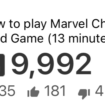 JestaThaRogue's tweet photo. So close to my first ever 10k views video :D #boardgame #boardgames #marvelchampions #boardgamecontent #youtube https://t.co/Ngp3CfBXRJ