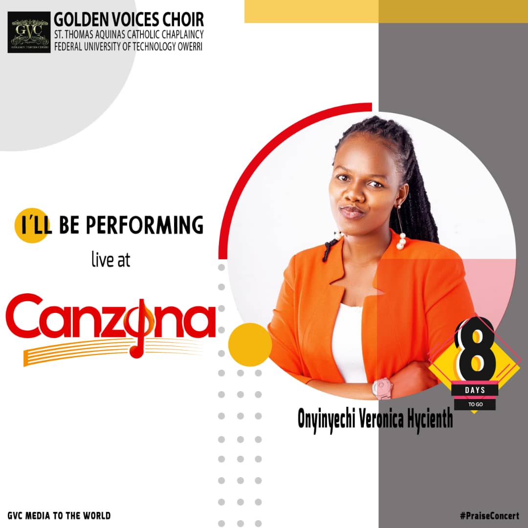 gvc_stacc_futo's tweet photo. Meet the Golden Voices...
Onyinyechi Veronica Hycienth would be performing live on the biggest stage, South East Nigeria. Would you be there?
8 days and counting. Tick tock!! β°
Get your tickets now βΊοΈ
πΉπΌπ»π₯ π₯
.
.
#thepraiseconcert
#InPRAGG
#CanzonaXII
#InpraiseofGodsgodness https://t.co/TEBSoJrlv2