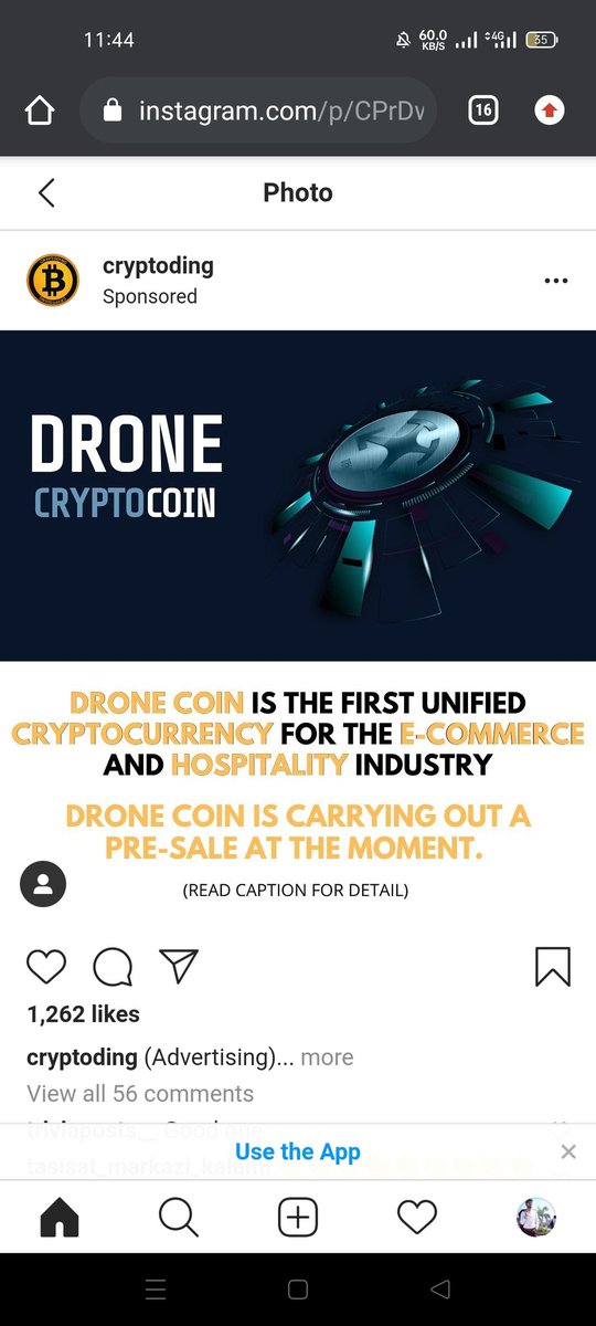 dronecoins's tweet photo. 🚀 Famous instagram account having more then 60k followers post about dronecoin
#DRONECOIN https://t.co/ghRBUDQlYz