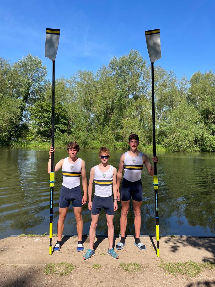 teamrbcs's tweet photo. A big well done to Cameron and Ed who came a fantastic 2nd in their pairs time trial at this week’s Great Britain rowing trials. Also attending trials was Tom who is striving to gain selection as a GB cox 🇬🇧 🚣‍♂️ #teamRBCS @ReadingBlues https://t.co/ppf8cd673Q