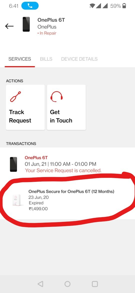 SinghhChetan's tweet photo. @servifyin @OnePlus_IN @PeteLau And when i escalated on 3rd June 2021 below was the "Altered" status and date of expiry of my Warranty on my oneplus care app. These are our ethics towards your customers? Changing the dates on the backend? https://t.co/fMXjM1OKvn