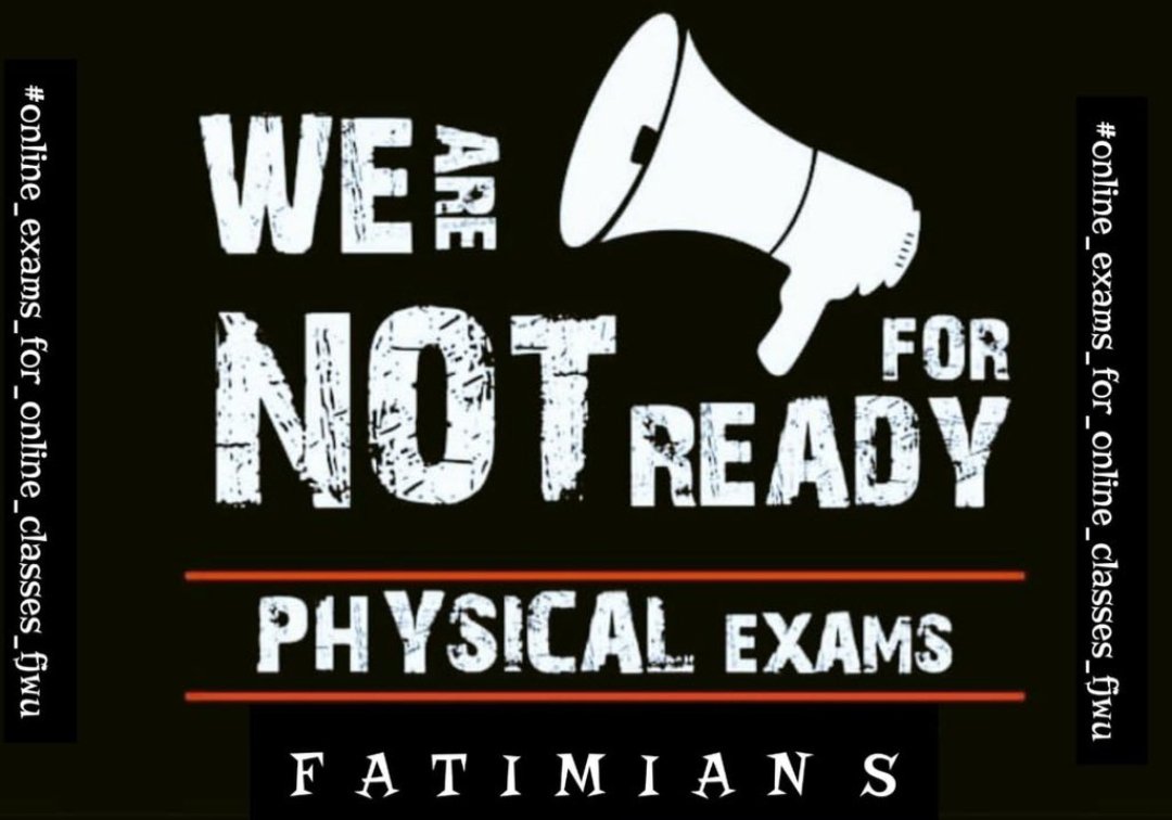 engr_salarzaii's tweet photo. We as a university students not demanding to cancel the exams but we want online mode of exams since our teaching mode was online.

#ProtestOf_FJWU 
#WeWantOnlineExams https://t.co/ak3SSH5UC1