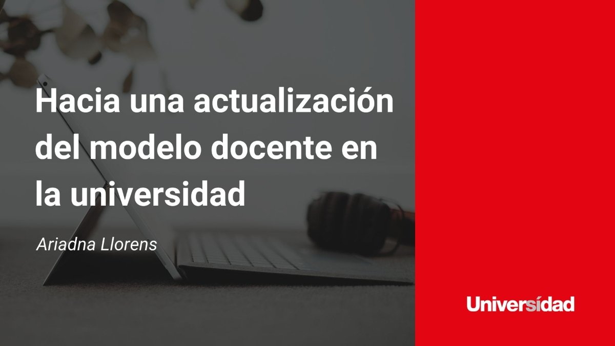 Teniendo en cuenta los aprendizajes derivados de la pandemia, <a href="/AriadnaLlorens/">Ariadna Llorens</a> propone un marco de análisis que nos permita adaptarnos al cambio educativo que está experimentando la educación superior:
➡️universidadsi.es/hacia-un-cambi… #COVID #Universidad #Educación
