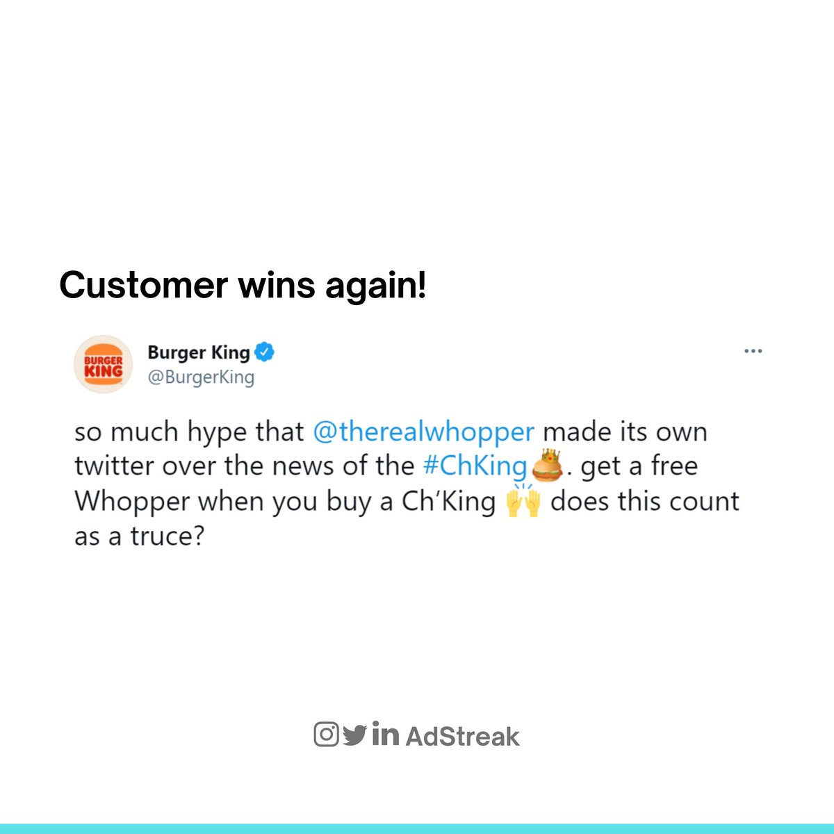 AdStreak tweet media