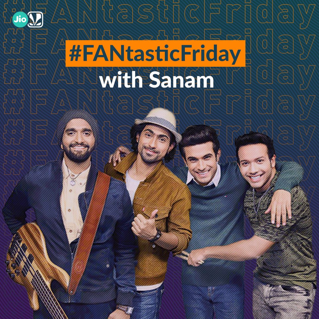 JioSaavn's tweet photo. It's a #FANtasticFriday indeed! Gear up for this quiz with @Sanam_Official 🔥🎸

#Sanam #Sanampuri #Sanamfans #SANAMBand https://t.co/fURW3EoW0Y