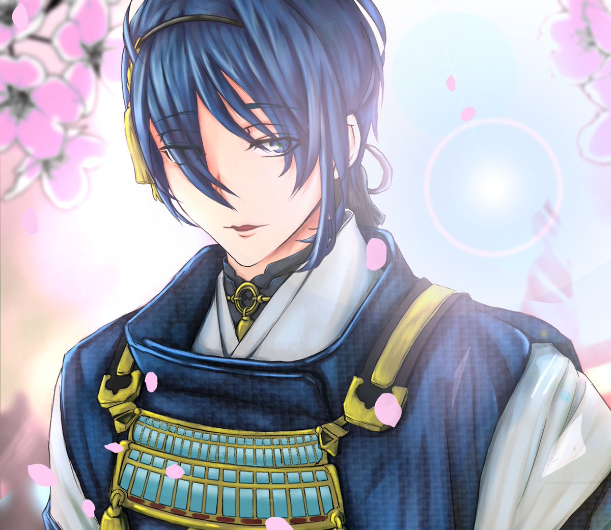 三日月宗近描きましたー😊 #絵を描く人々 #絵描きさんと繋がりたい