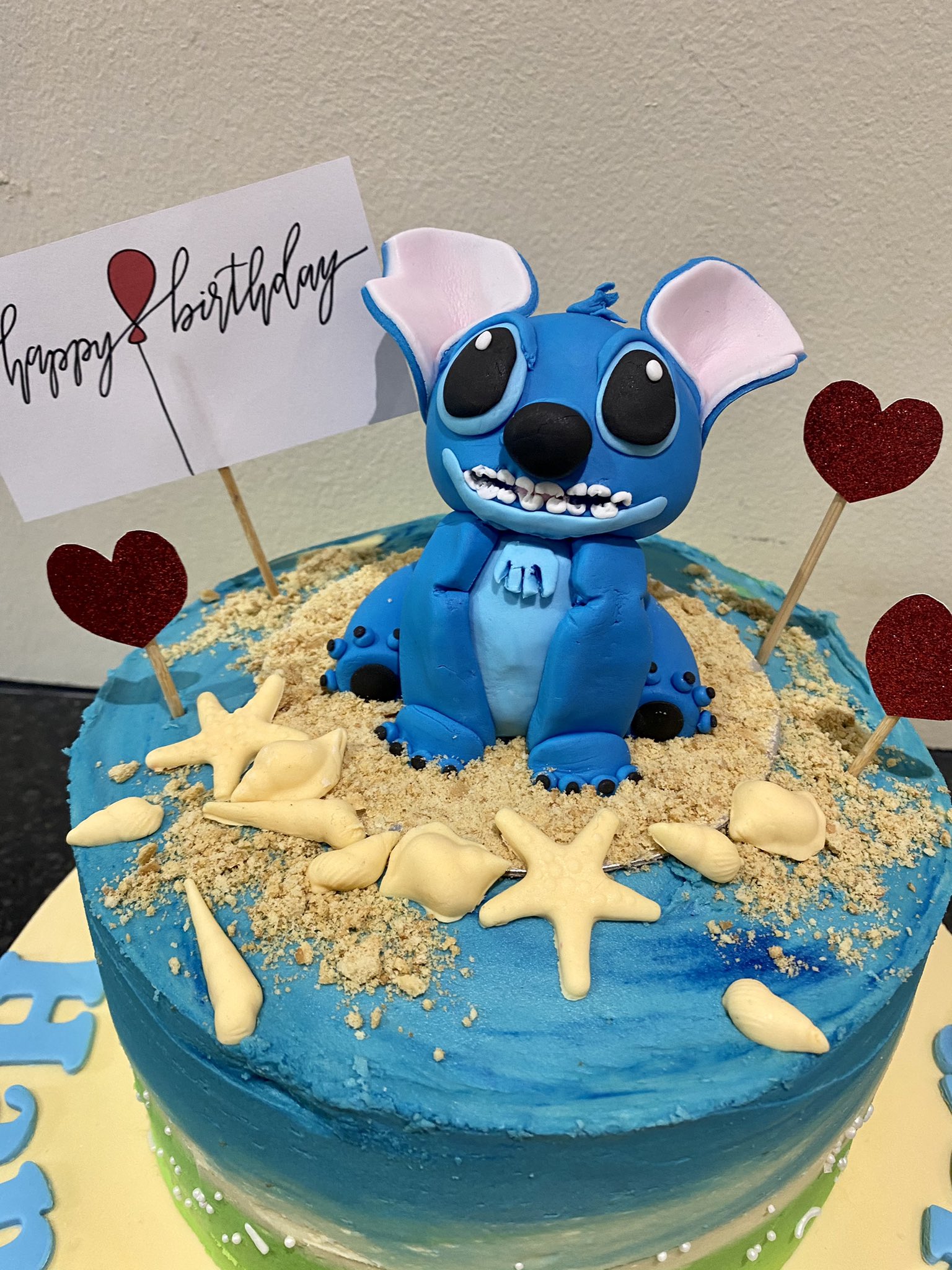 Lilo & Stitch inspired cake – Da Cakes Houston